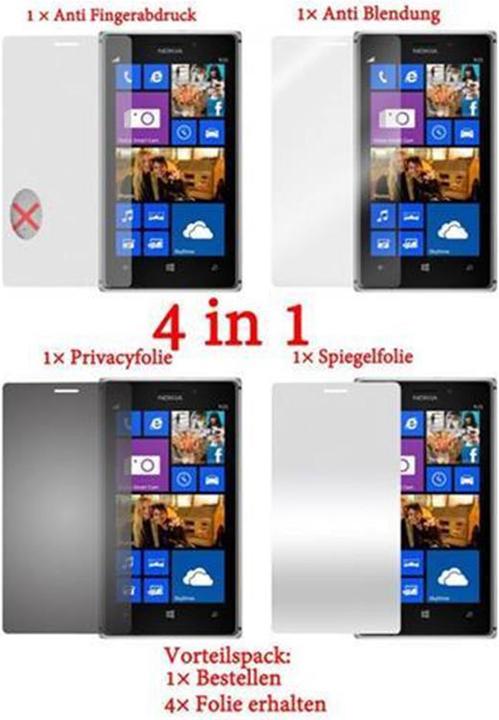 Actual product image Cadorabo 4x protective film (1 Piece, Nokia Lumia 925)