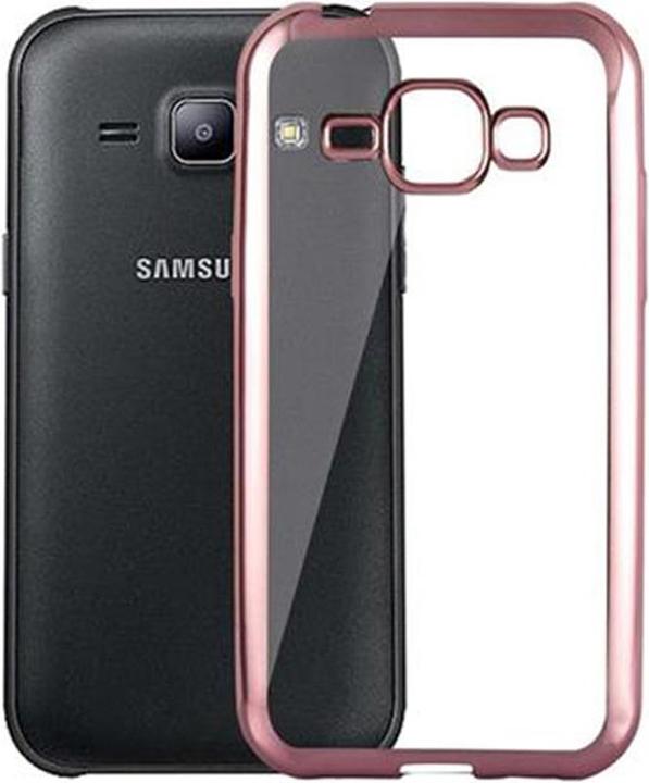 Actual product image Cadorabo TPU Cover Ultra Slim Chrome (Samsung Galaxy J1)