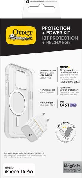 Actual product image OtterBox Protection + Power KIT - Starter Kit (Apple iPhone 15 Pro)