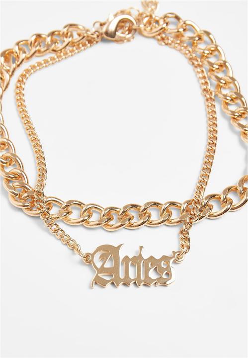 Produktbild Urban Classics Zodiac Golden Anklet (20% rostfreier Stahl, 80% Eisen)