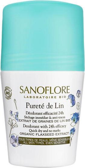 Sanoflore Pureté de Lin Deodorant Roll-On (Roll-on, 50 ml)
