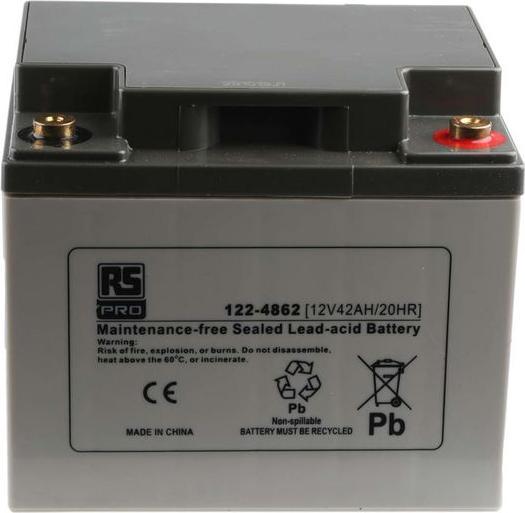 Actual product image Rs Pro AGM Deep Cycle 12V42Ah battery (12 V, 42000 mAh)