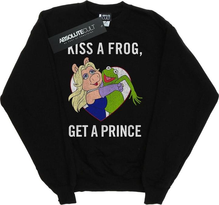 Actual product image Disney Womens/Ladies The Muppets Kiss A Frog Sweatshirt (M)
