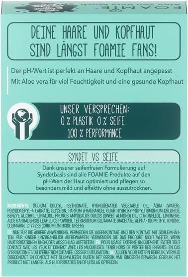 Produktbild Foamie Festes Shampoo Aloe You Vera Much (80 ml, Festes Shampoo)
