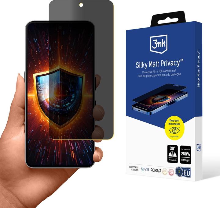3MK Matte privacy film Silky Matt Privacy on Nothing Phone (3a) / (3a) Pro (1 Stück, Nothing Phone (3a) Pro, Nothing Phone (3a))