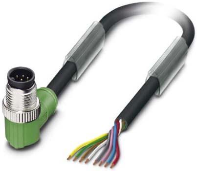 Actual product image Phoenix 1522558. cable length: 3 m, connector: M12, colour of product: black, grey
