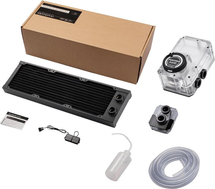 Actual product image Phanteks Glacier EZ-Fit 360 SOFT-KIT, water cooling kit - black