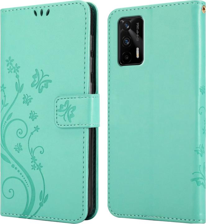 Productafbeelding Cadorabo Bloem Boek hoesje voor Realme GT / GT Neo 2T / Q3 PRO (Realme GT Neo 2T, Realme Q3 Pro 5G)