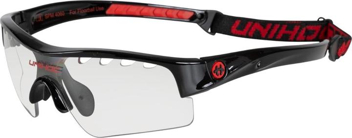 Unihoc Victory schwarz/rot Kids Schutzbrille