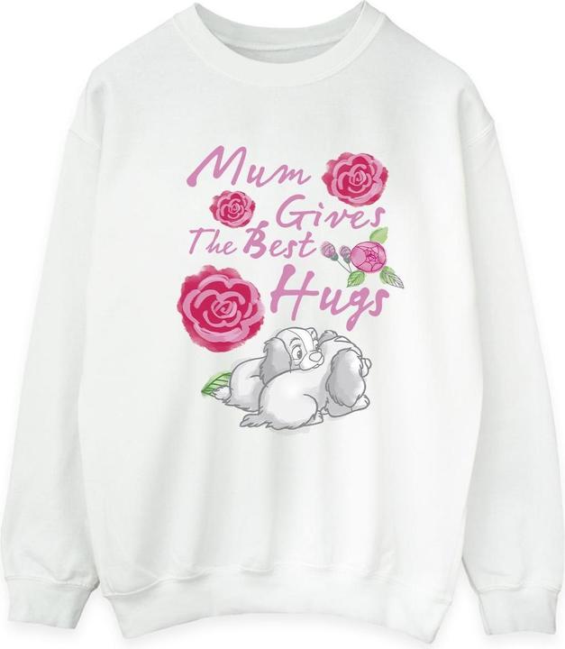 Actual product image Disney Mens Lady And The Tramp Mum Hugs Sweatshirt (S)