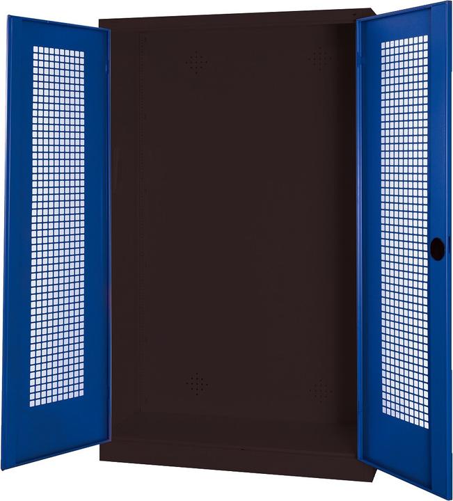 Produktbild C+P Modul-Sportgeräteschrank (HxBxT: 195x120x50 cm, mit Lochblech-Flügeltüren)