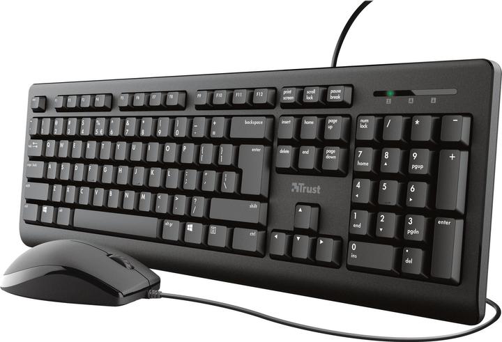 Immagine prodotto Trust Tastiera Primo USB QWERTY Tedesco Nero (DE, Cablato)