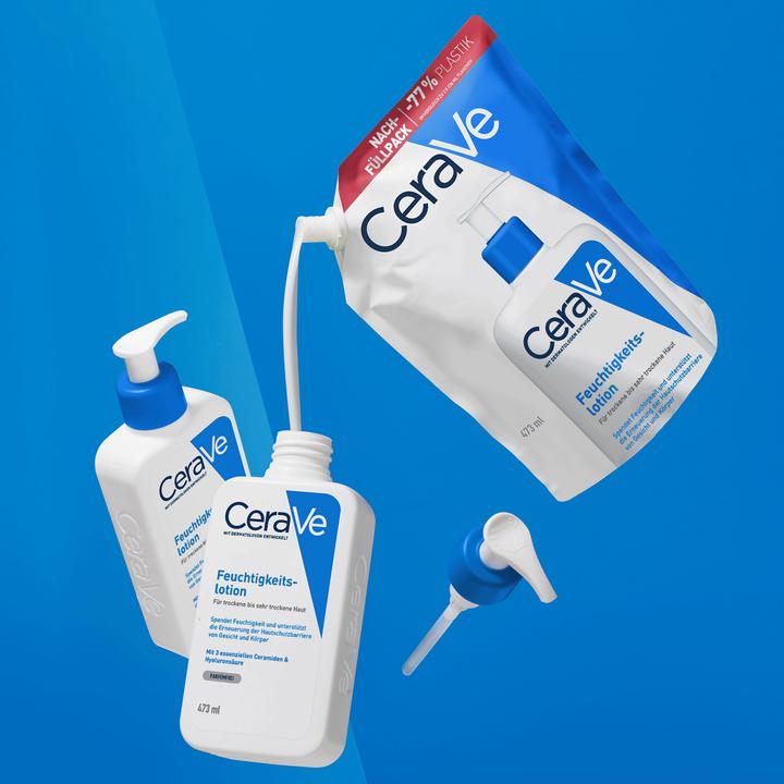 Produktbild CeraVe Moist Lotion Refill englisch französisch (Körperlotion, 473 ml)