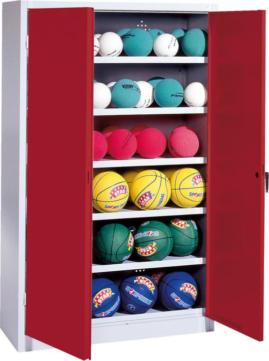 Produktbild C+P Ballschrank (HxBxT: 195x93x50 cm, mit Vollblech-Flügeltüren, Typ 3)