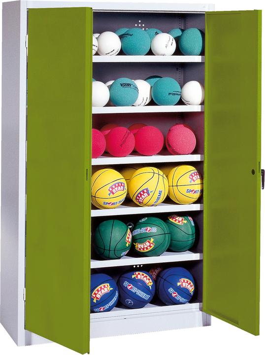 Immagine prodotto C+P Armadio a sfera (HxLxP: 195x120x40 cm, con porte a battente in lamiera piena, tipo 3)