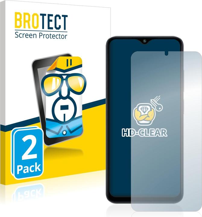 Produktbild BROTECT Schutzfolie Displayschutz Klar (2 Stück, Xiaomi Poco M5)
