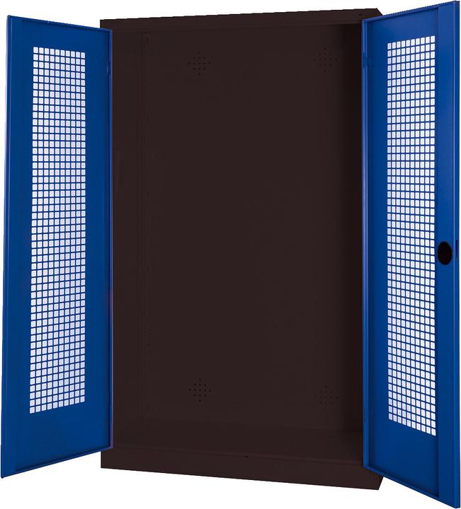 Image du produit C+P Armoire modulaire pour équipements sportifs (HxLxP : 195x120x50 cm, avec portes battantes en tôle