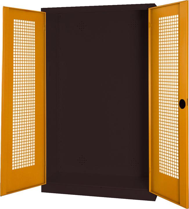 Actual product image C+P Modular sports equipment cabinet (HxWxD: 195x120x50 cm, with perforated sheet metal hinged doors).