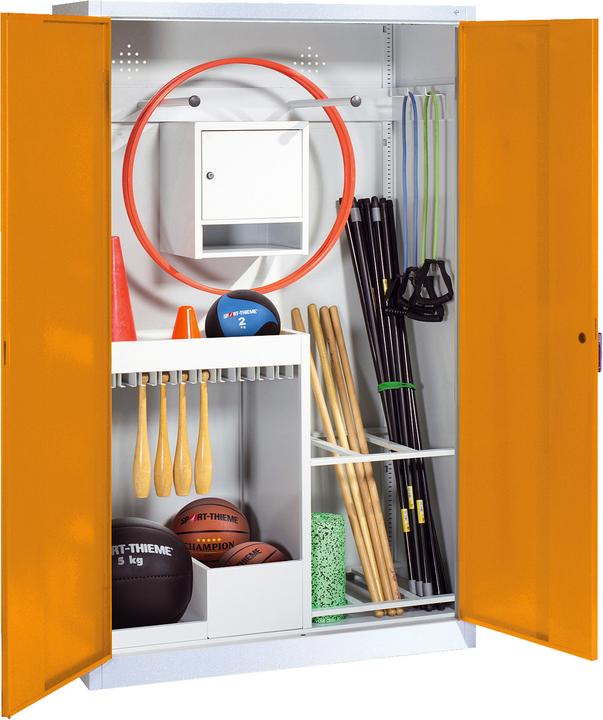 Produktbild C+P Sportgeräteschrank (HxBxT 195x120x50 cm, mit Vollblech-Flügeltüren, Typ 1)
