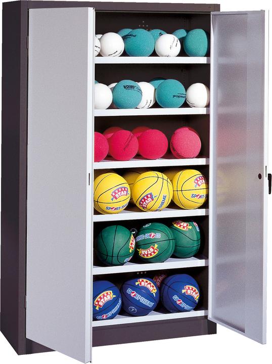 Produktbild C+P Ballschrank (HxBxT: 195x120x50 cm, mit Vollblech-Flügeltüren, Typ 3)
