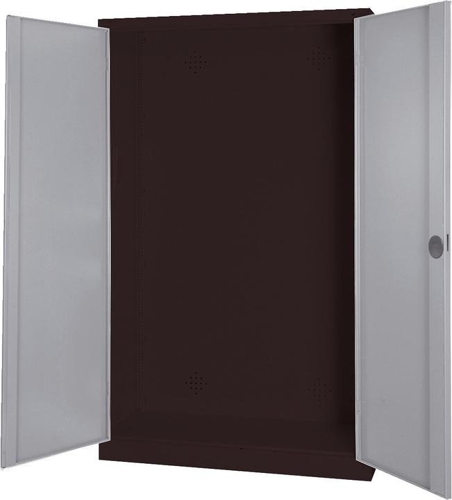 Image du produit C+P Armoire modulaire pour équipements sportifs (HxLxP : 195x120x50 cm, avec portes battantes en tôle