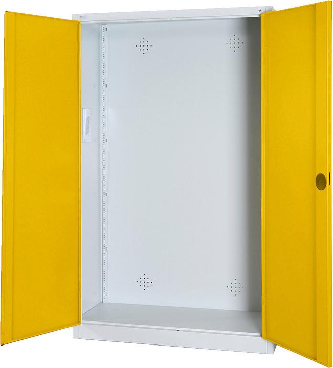 Actual product image C+P Modular sports equipment cabinet (HxWxD: 195x120x50 cm, with solid sheet metal hinged doors).