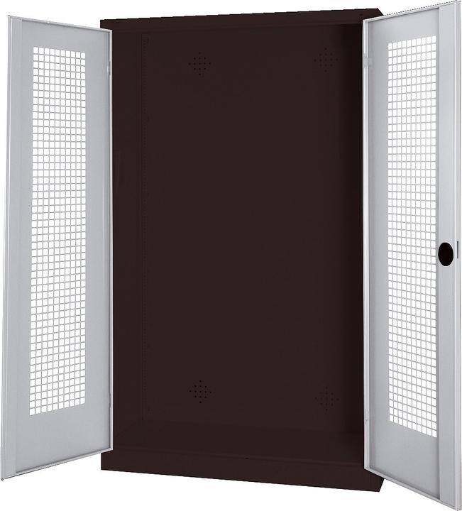 Produktbild C+P Modul-Sportgeräteschrank (HxBxT: 195x120x50 cm, mit Lochblech-Flügeltüren)