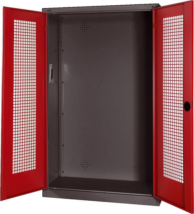 Produktbild C+P Modul-Sportgeräteschrank (HxBxT: 195x120x50 cm, mit Lochblech-Flügeltüren)