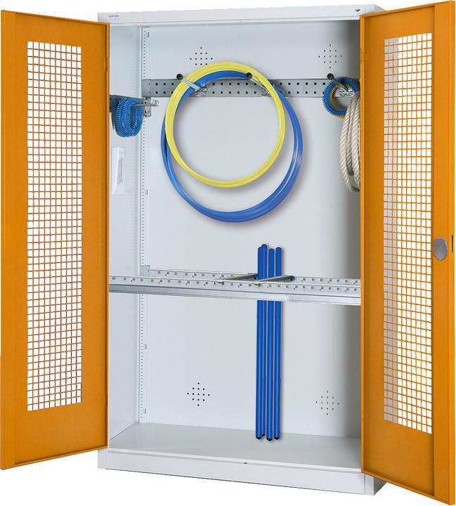 Image du produit C+P Armoire modulaire pour équipements sportifs avec équipement de base (hxlxp : 195x120x50 cm, avec