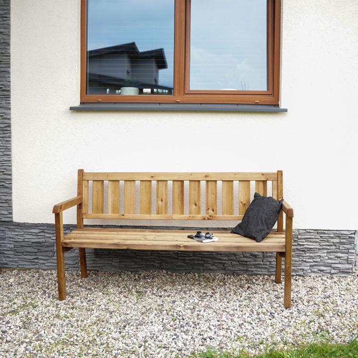 Produktbild Axi Charlotte Gartenbank aus Holz 170 cm - Braun