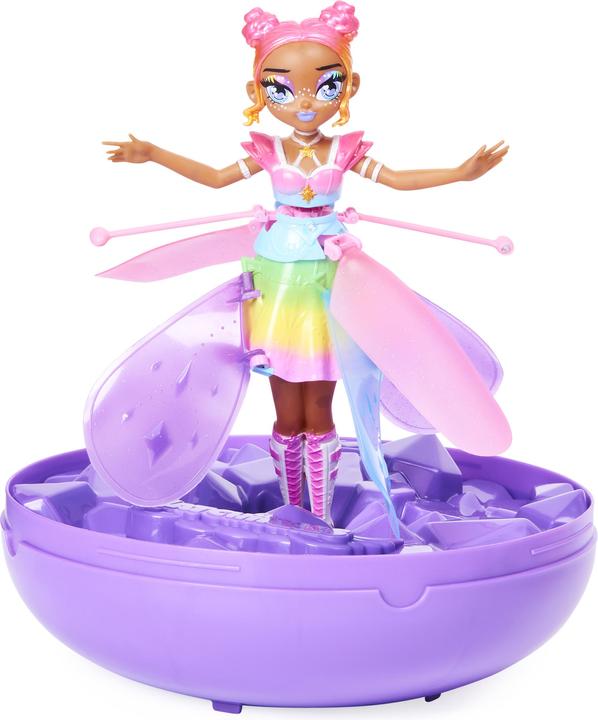 Hatchimals Crystal Flyers Rainbow Glitter - Poupée fée volante scintillante