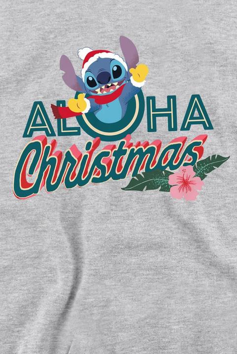 Actual product image Lilo & Stitch Unisex Adult Aloha Christmas Stitch Sweatshirt (XXL)