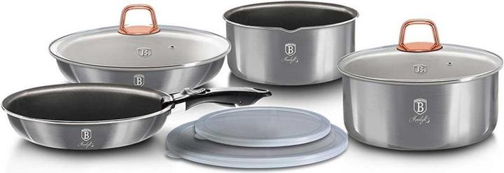 BerlingerHaus POT SET Click & Cook (20 cm, Kochtopf, Aluminium)