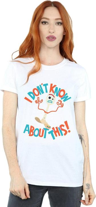 Immagine prodotto Disney Toy Story 4 Forky I Dont Know About This Maglietta Ampia Donna (3XL)