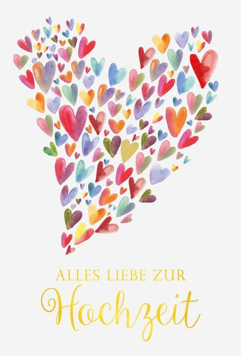 Produktbild ABC Hochzeitskarte (1 Stk.)