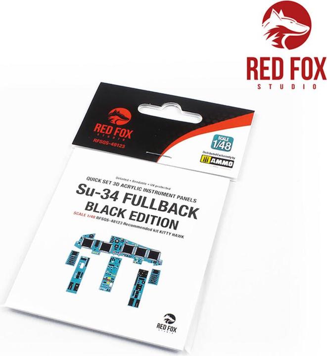 Actual product image 1/48 Su-34 Fullback Black Edition (for Kitty Hawk kit)
