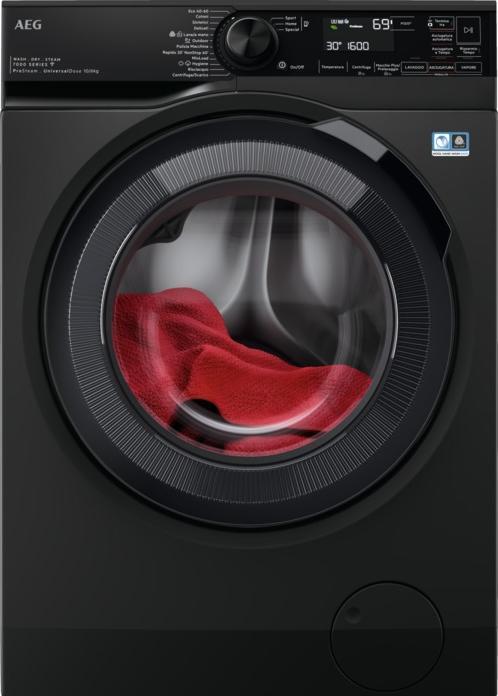 AEG LWR7BLACK Lave-linge séchant Installation gratuite Chargement frontal Noir D
