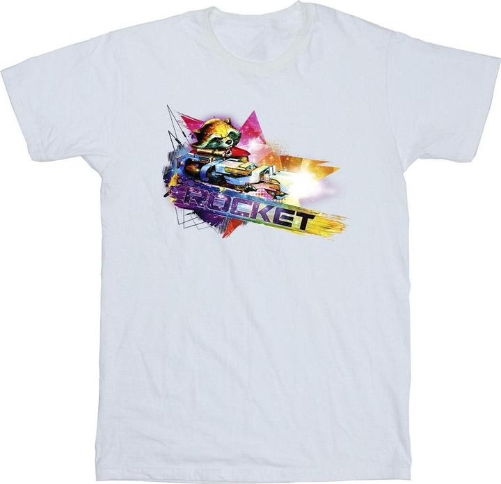 Image du produit - T-shirt GUARDIANS OF THE GALAXY ABSTRACT ROCKET RACCOON - Homme (L)