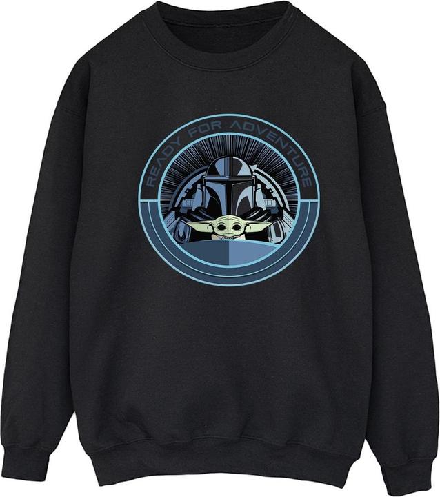 Actual product image Star Wars Womens/Ladies The Mandalorian Grogu Ready For Adventure Sweatshirt (XXL)