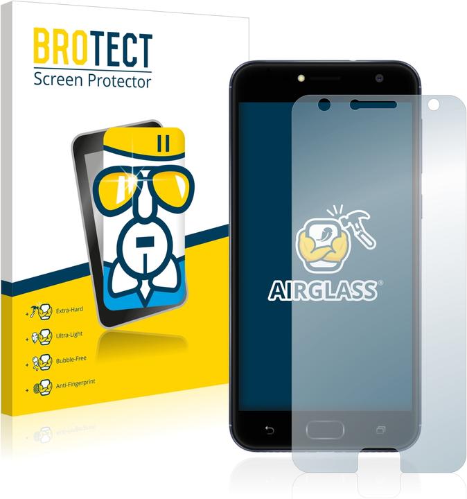 Actual product image BROTECT AirGlass Glass (1 Piece, Asus Zenfone 4 Selfie)