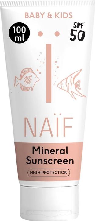 Actual product image Naïf Sunscreen (Suntan cream, SPF 50, 100 ml, 133 g)