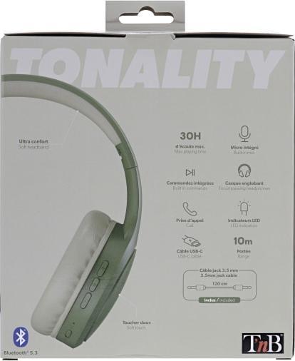 Image du produit T'nB Casque (pas de réduction du bruit, 30 h, Sans fil)