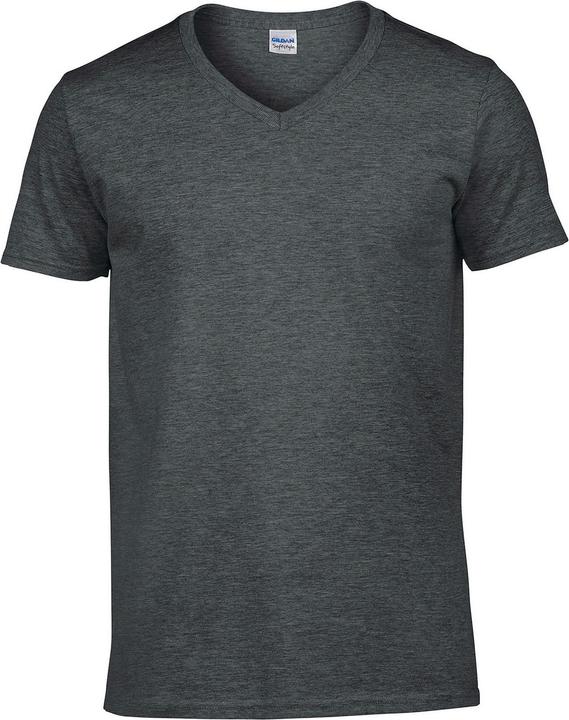 Actual product image Gildan Mens Heather V Neck T-Shirt (S)