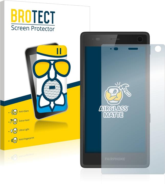 Image du produit BROTECT AirGlass Verre Mat (1 pièce(s), Fairphone 2)