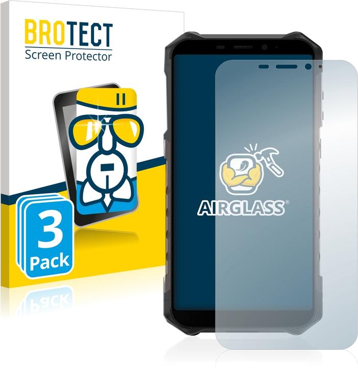 Produktbild BROTECT AirGlass Panzerglasfolie (3 Stück, Ulefone Armor X9 Pro)