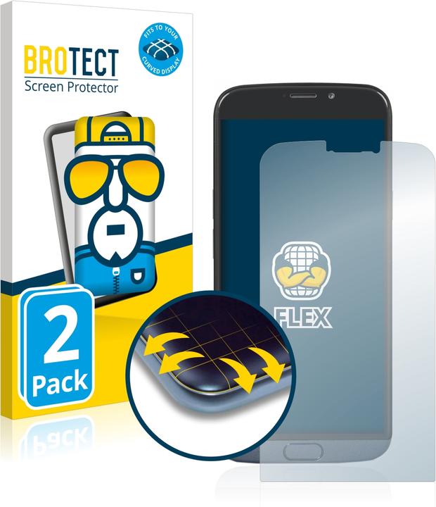 Produktbild BROTECT Full-Cover Displayschutz (2 Stück, Doro 8050)