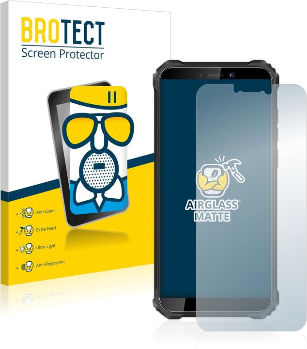 Actual product image BROTECT AirGlass Glass Matte (1 Piece, Oukitel WP5 Pro)