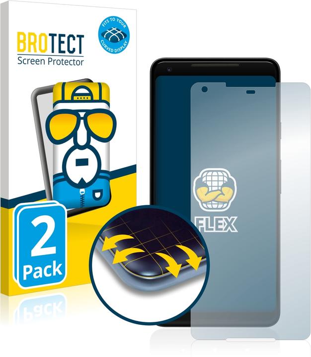Actual product image BROTECT Full-Cover Protector (2 Piece, Google Pixel 2 XL)