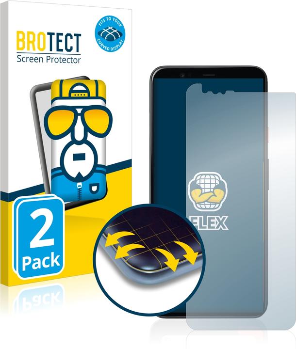 Actual product image BROTECT Full-Cover Protector (2 Piece, Google Pixel 4 XL)
