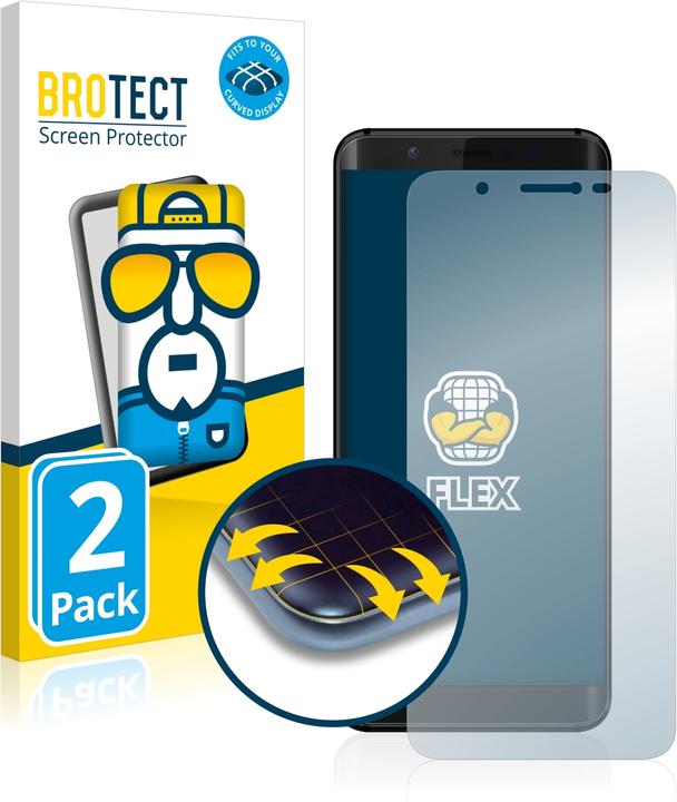 BROTECT Full-Cover Displayschutz (2 Stück, LG X2)